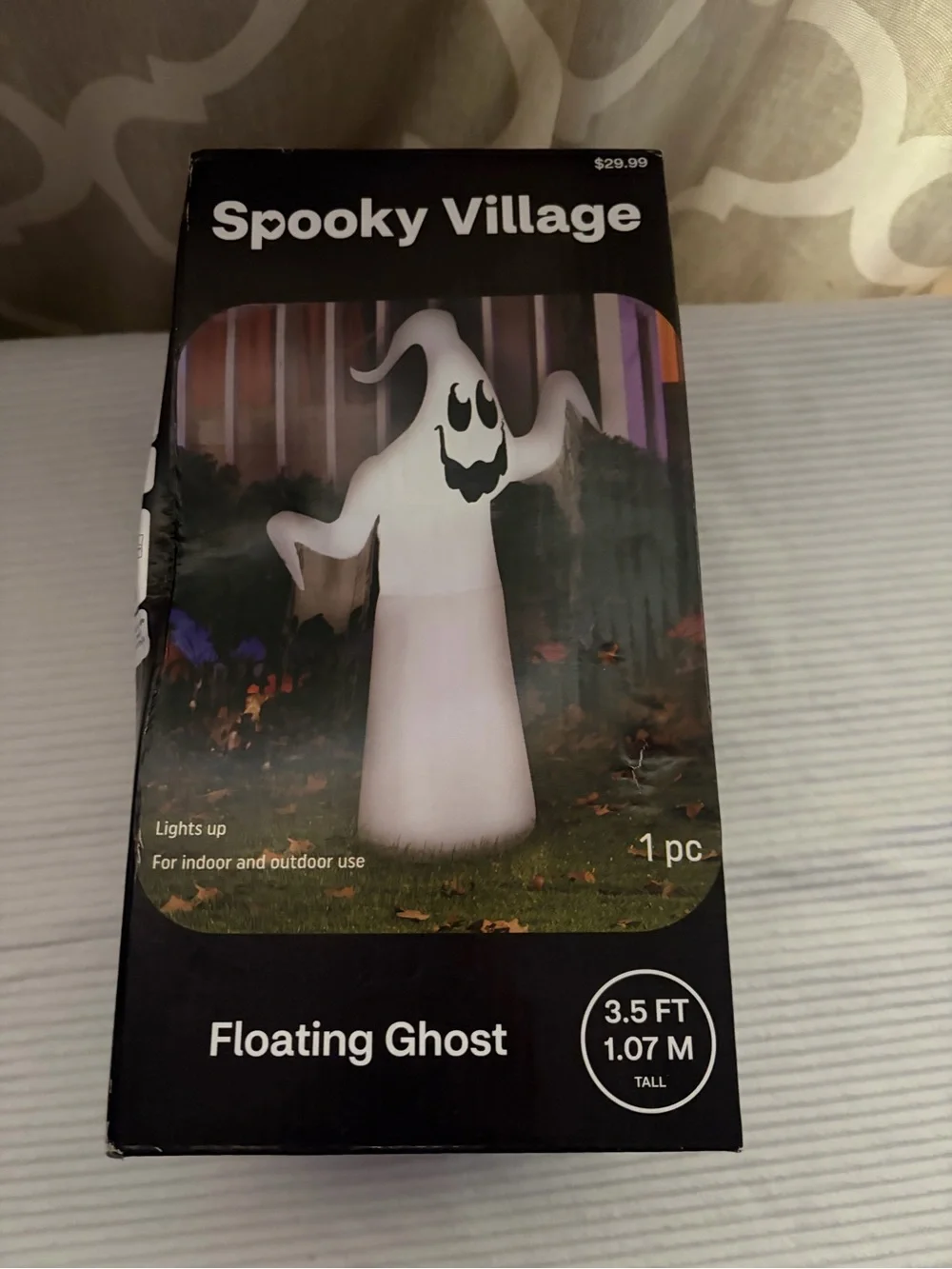 White Floating Ghost Halloween Decoration Inflatable